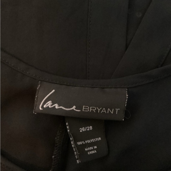 Plus Size, Lane Bryant Sleeveless Black and Silver Blouse, Size 26/28 - Picture 7 of 7